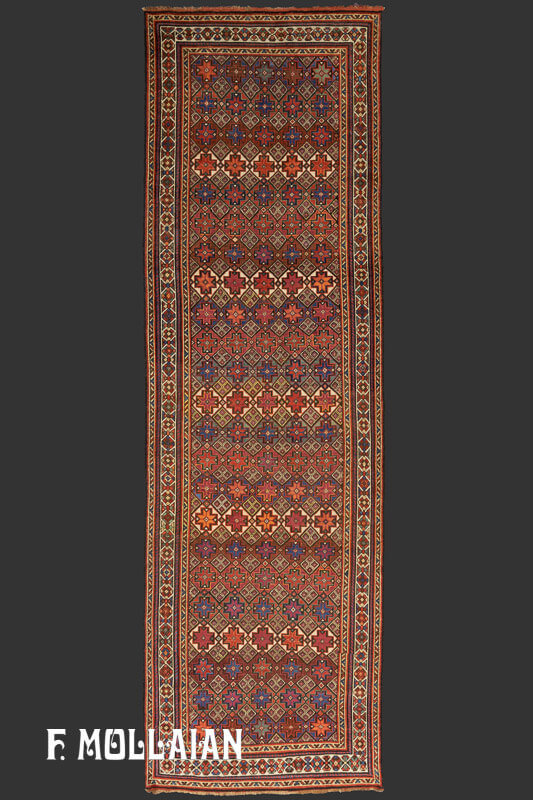 Antique Persian Kurdo Runner Carpet  n°:10813434